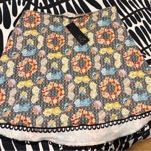 NWT sachin & babi hi-low skirt size zip sz m/6 $150